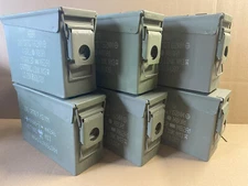 Ammo Can Box M19A1 .30 Cal Military Surplus Choose Grade and 2, 3, or 6 Pack USA