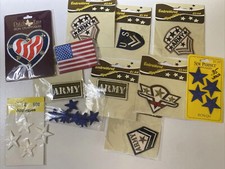 ARMY Embroidered Patch Badge US flags Stars Insignia Iron-On US Seller crafts 9 