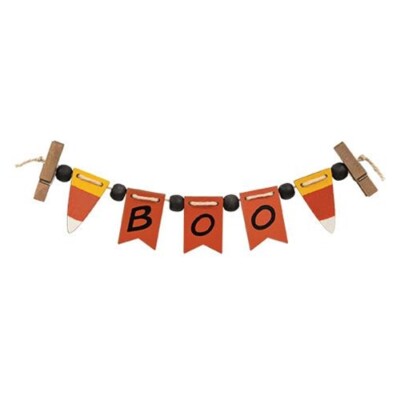 Boo Candy Corn 9.75'' Mini Clip Banner
