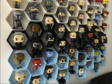 FUNKO Pop Wabenregal 3D-Druck|Sechseck Wandhalter|Kleben oder Schrauben 4 Stk.