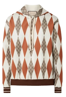 GUCCI Argyle Hooded Sweatshirt - Bild 1 von 4