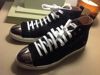 miu miu black shoes