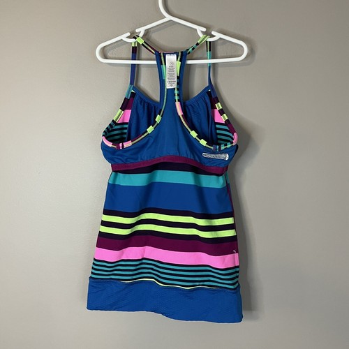 Ivivva by Lululemon Blue Double Dutch Tank Top Girls Size 6 - Picture 7 of 12