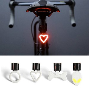 3in1 Bicyclette Alarme Verrouillage Vélo Lampe Feu Arrière Fixation Lumière FR