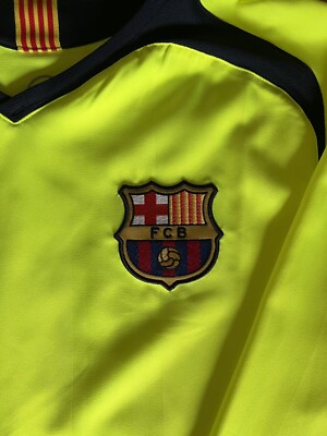 Nike FC Barcelona Away Jersey 05/06 S Messi Lamine Yamal Neon Joga