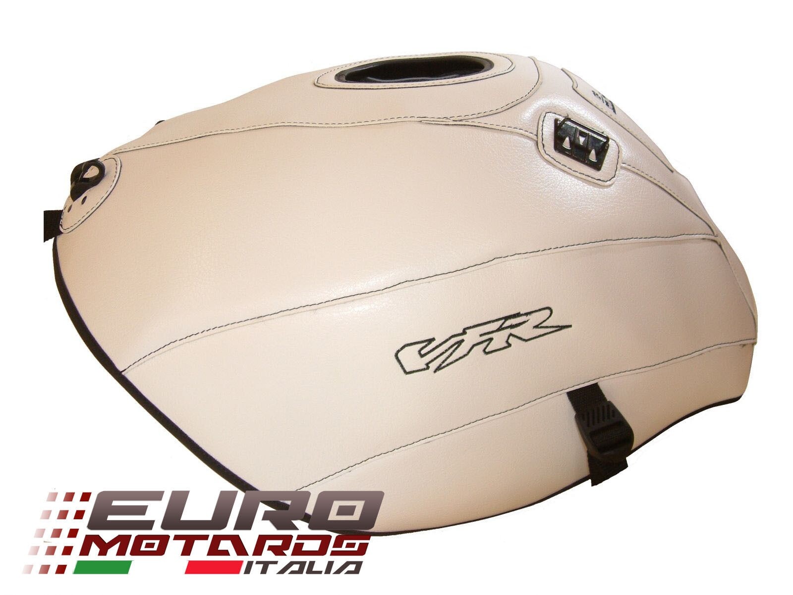 Tapis de réservoir Honda VFR 800 FI 98-01 Top Sellerie noir en simili cuir TAP6150