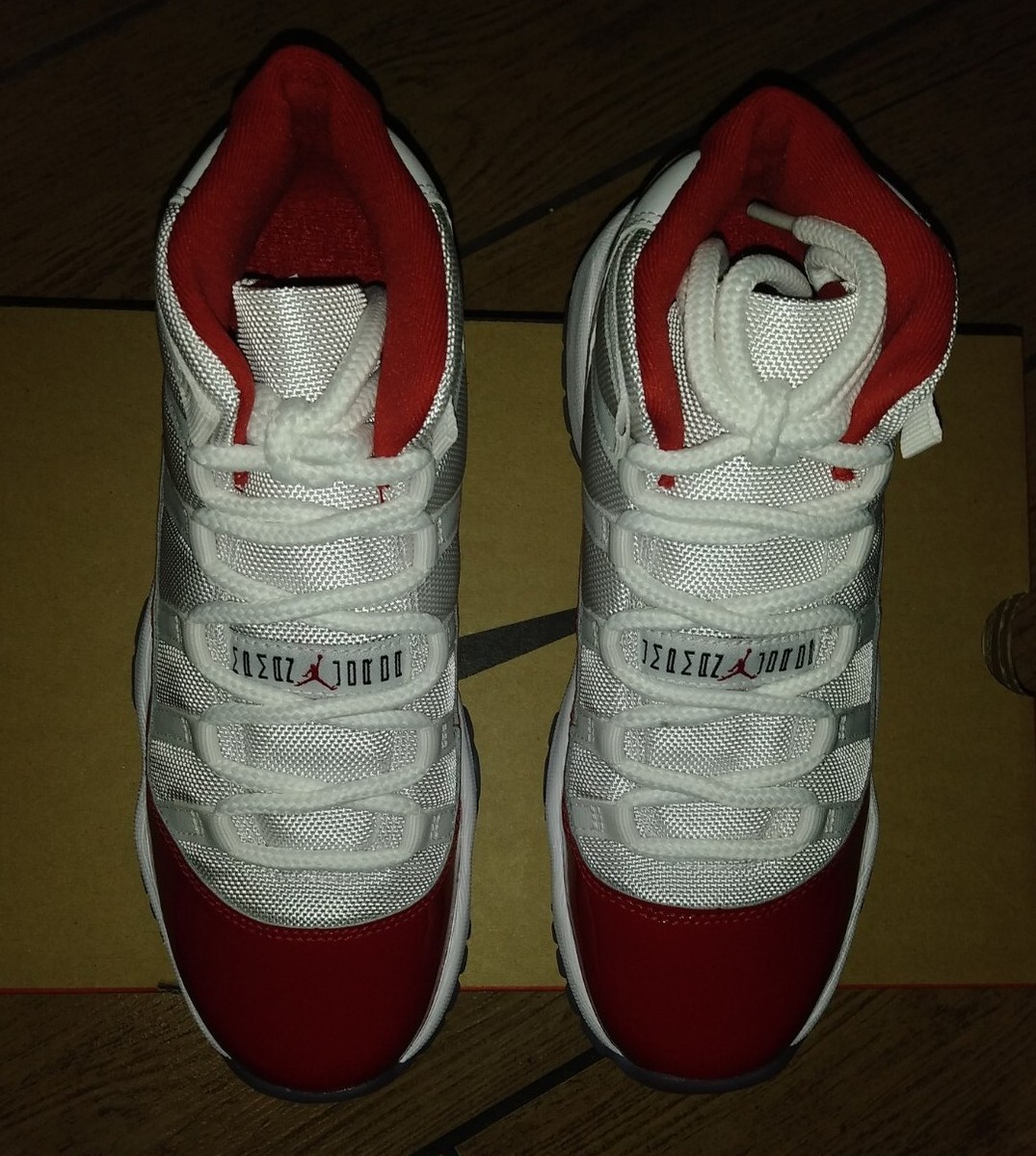 Air Jordan 11 Retro (GS) White/Varsity Red-Black 378038-116