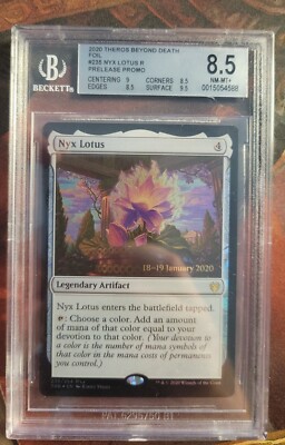 2020 Magic the Gathering Theros NYX LOTUS FOIL PRERELEASE BGS 8.5