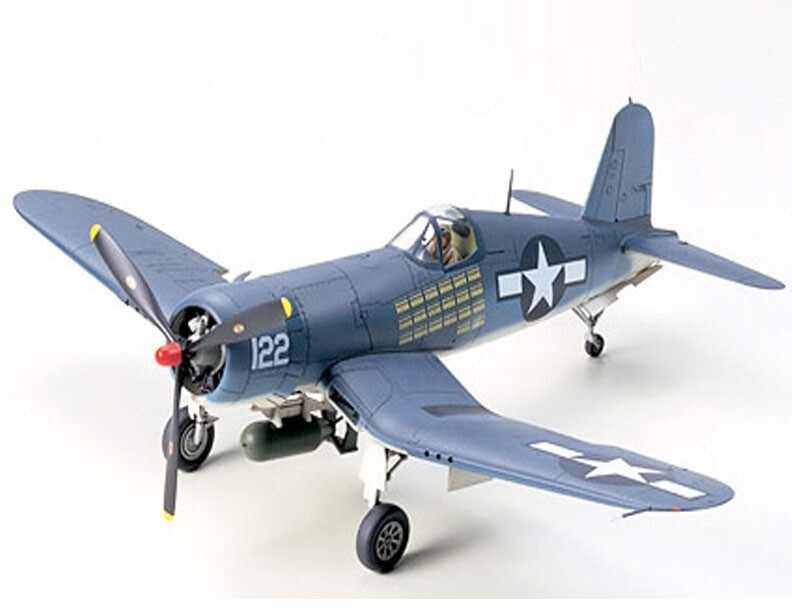 Tamiya 61070 1/48 Vought F4U-1A Corsair Plastic Model Airplane Kit