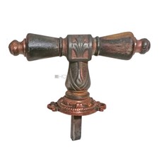 Oliva Finestra Antico Maniglia Finestra Ferro Gründerzeit Vecchio 111mm