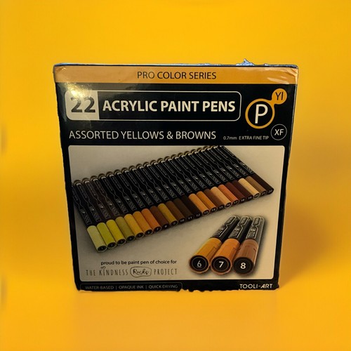 Acrylic Paint Pens 22 Assorted (Yellow & Browns) (XF) Brand New!! eBay