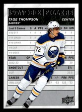 2023-24 Upper Deck #SB-19 Tage Thompson Stat Box Fillers