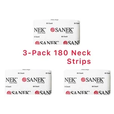 Graham SANEK Neck Strips for Barbers Salons Stylists 3 Packs of 60  Strips
