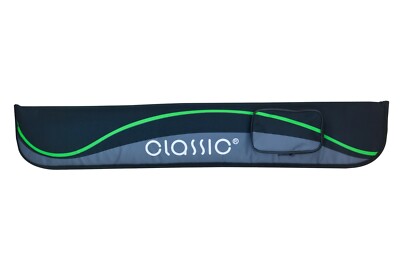 Köcher Oueue Queuetasche Cue Tasche PASSION schwarz-grün Pool &Pyramid 2/2 83 cm