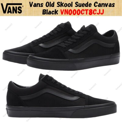 Vans Old Skool Suede Canvas Black VN000CT8CJJ Herren Gr.