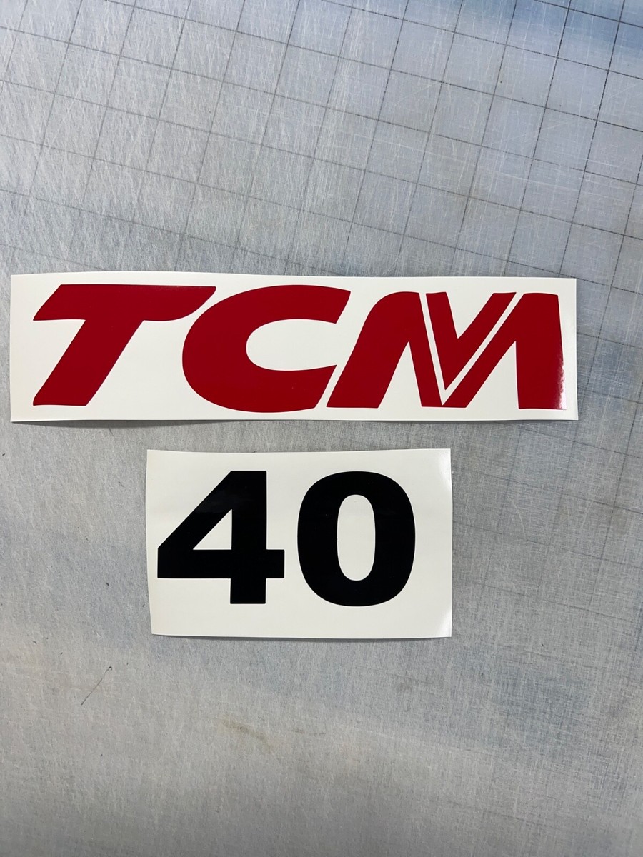 1-set Forklift TCM Decals and 1- set number 40 decals stickers | eBay