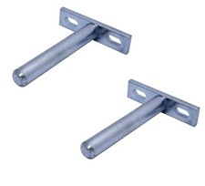 2 Concealed shelf floating support brackets with screw mounting plate 283.33.501
