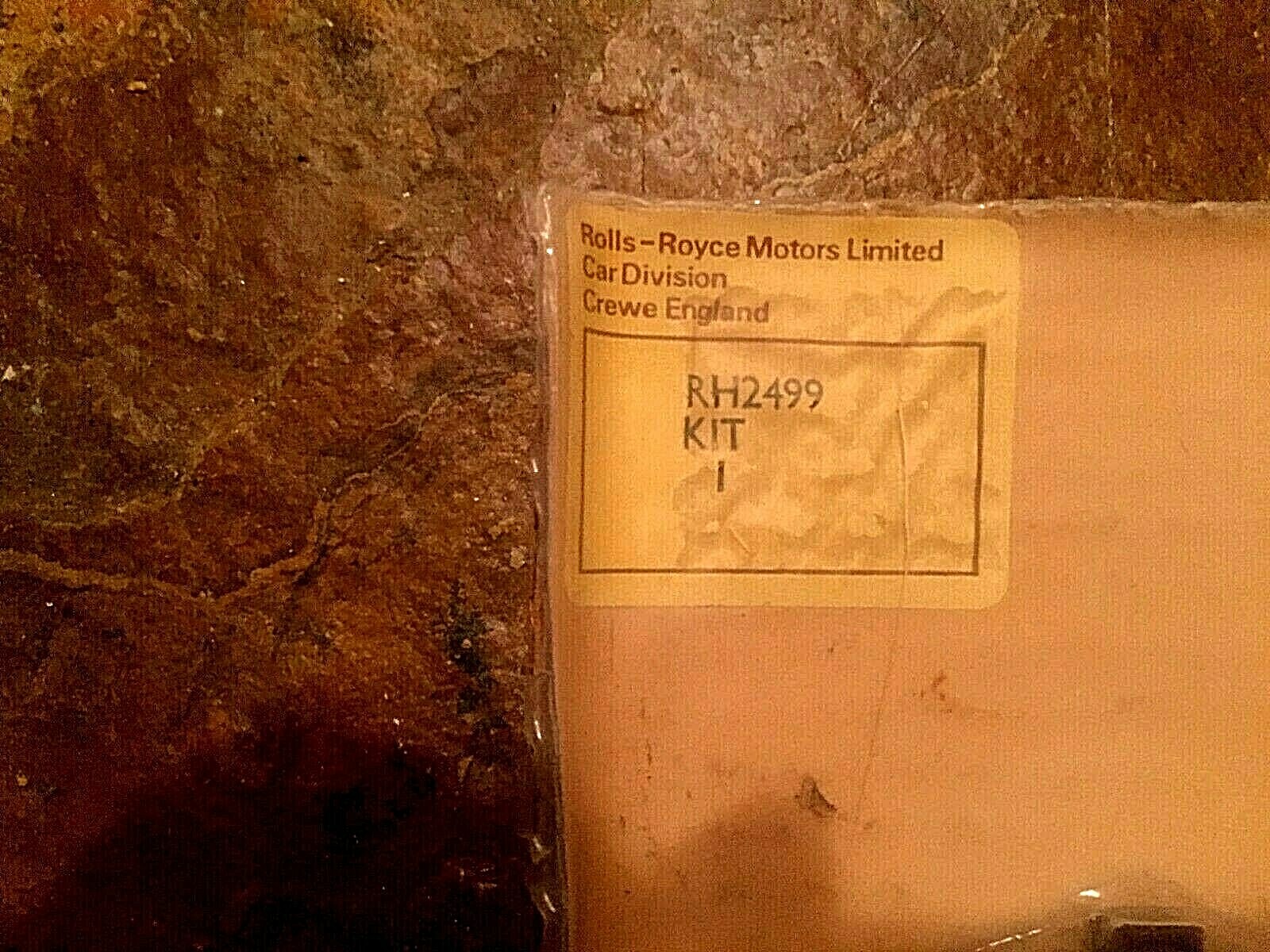 NOS Rolls Royce Silver Shadow, BentleyT, Corniche Main Bearing Set, Standard