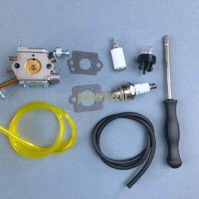 Carburatore Per Motosega Homelite 33cc UT-10532 - Ricambio Compatibile Con ZAMA C1Q, Kit Completo Con Guarnizioni E Tubi - 5