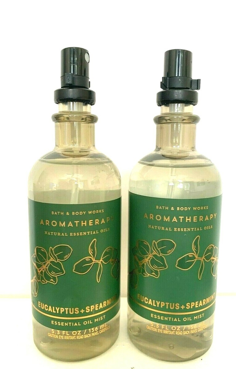 2X Bath and Body Works Aromatherapy EUCALYPTUS SPEARMINT Pillow