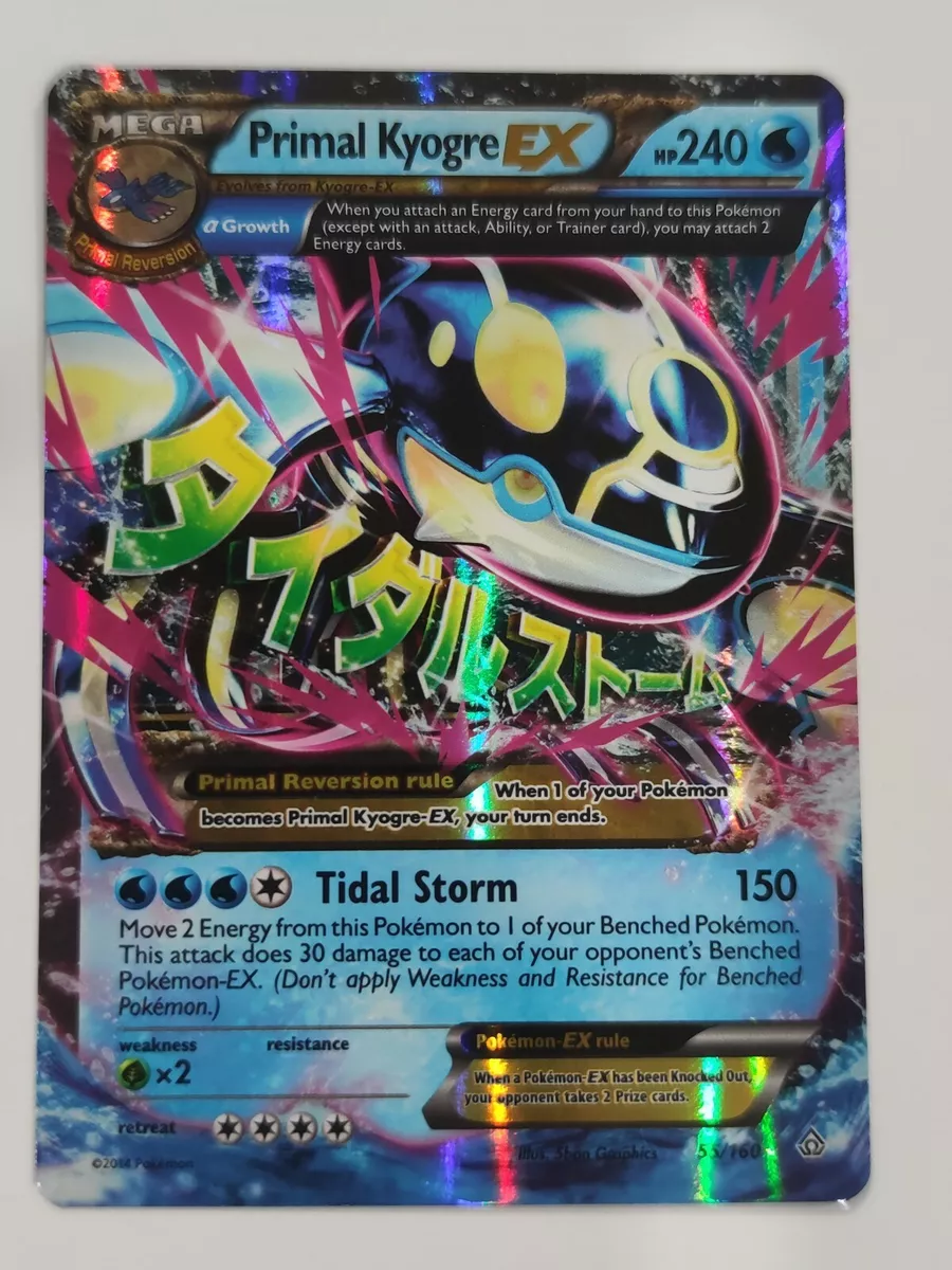 Pokémon Cards Primal Kyogre EX 55/160 | eBay