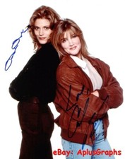 WINGS.. Crystal Bernard with Farrah Forke - SIGNED