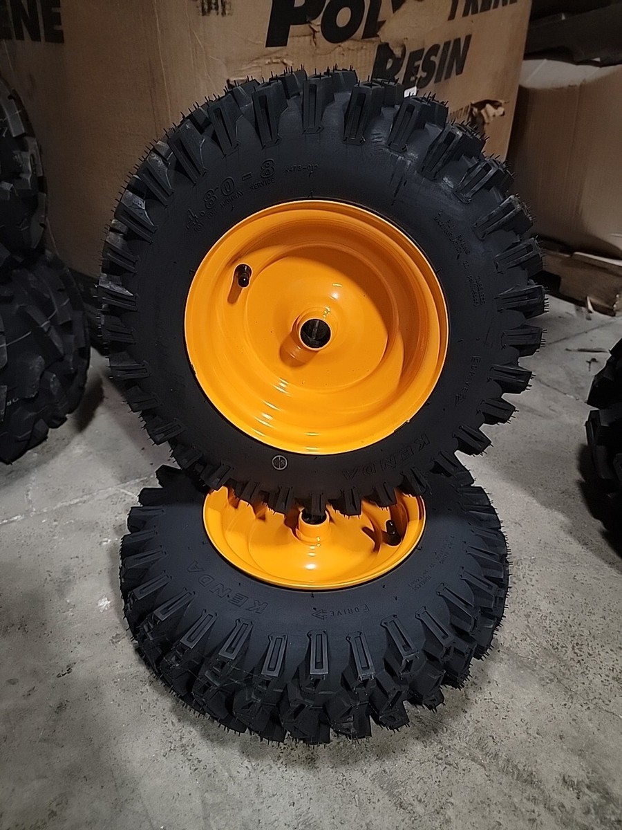 Set of (2) 4.80-8 Husqvarna 2 Ply Tires Wheels Tire Husqvarna