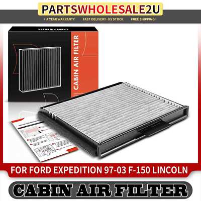 Activated Carbon Cabin Air Filter for Ford F-150 1997-2004 F-250 1997-1999 F-350