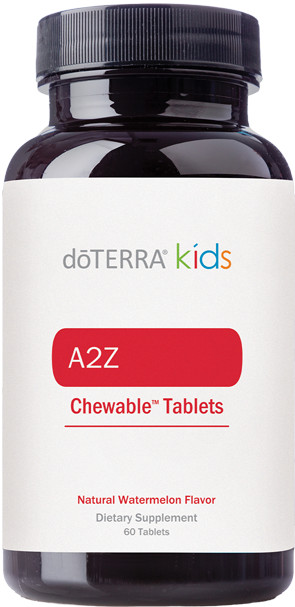 doTERRA Kids a2z à croquer vitamines pour le petit-déjeuner et la rentrée scolaire des enfants