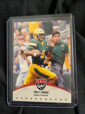 2021 LEAF ROOKIE - TREY LANCE RC - RED - #3/5 - Chargers