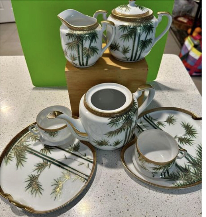 Japanese Tea Set Bamboo Design | eBay Japanese Tea Set Bamboo Design | eBay