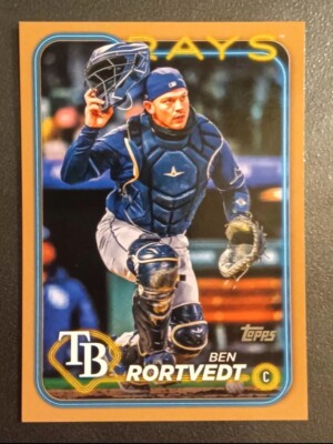 2024 Topps Update #US234 Ben Rortvedt Gold Border /2024 Tampa Bay Rays ...