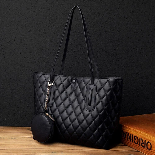 Leder Damentasche Shopper Bag Handtasche Schultertasche Tragetasche Groß Neu - Bild 3 von 13