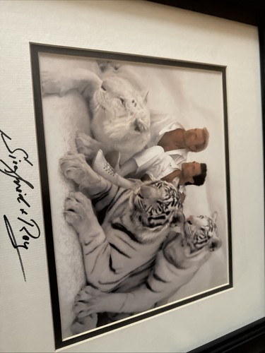 VTG Siegfried & Roy White Tigers at the Mirage Las Vegas Signed w/Orig Receipt - Picture 6 of 12