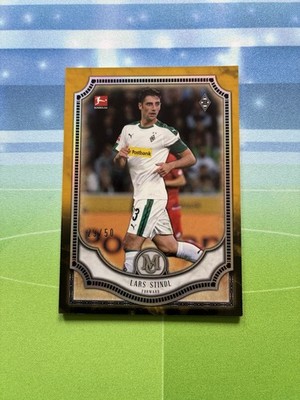 2018-19 Topps Museum Bundesliga Lars Stindl Gold /50 Borussia Mönchengladbach