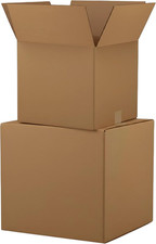 Cube 4 X 4 X 4-Inch Corrugated Cardboard shipping Gift Boxes, Small Pack of 25