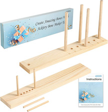 Multipurpose 4-In-1 Bow Maker Tool for Ribbons and Wreath Decorations