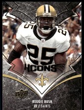Reggie Bush 2008 Upper Deck Icons #64 Saints NFL READ FREE SHIPPING AutographDen