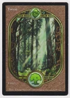 Gold Signed Forest MP Unglued Full Artist Terese Nielsen 1998 WOTC MTG Magic!