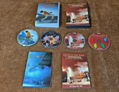 Queen Live at Wembley Stadium + Queen on Fire + Booklets