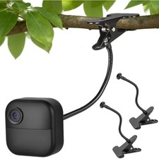 Adjustable Gooseneck Camera Mount with Clip Clamp for Blink Cameras - 2 Pack