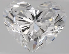 Cert. GIA 1.20 Carat Heart Cut Natural Mined Diamond Loose D color VVS2 clarity