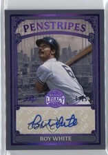 2025 Leaf A Bronx Legacy Purple Spectrum Holofoil 6/25 Roy White Auto 17uv