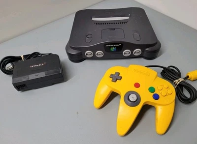 Nintendo 64 NTSC-J Yellow Video Game Consoles for sale | eBay