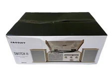 Crosley Switch II Bluetooth Entertainment Turntable Record Player 2 Speakers NEW