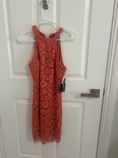 Lulus Women's Medium Floral Lace Cocktail Dress