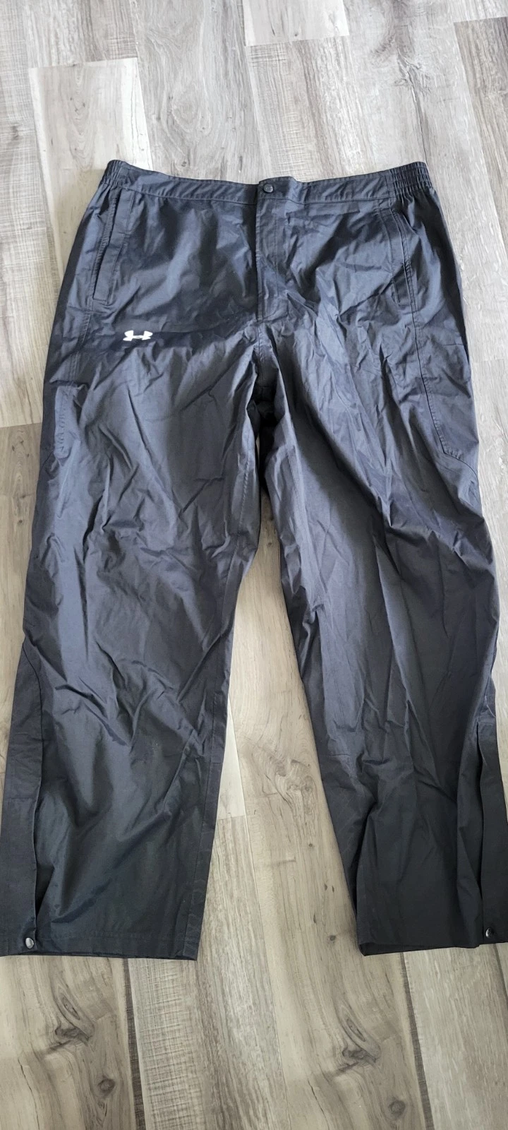Under Armour Men's Coldgear Rain Pants 2xl Black. New with Tags. waterproof