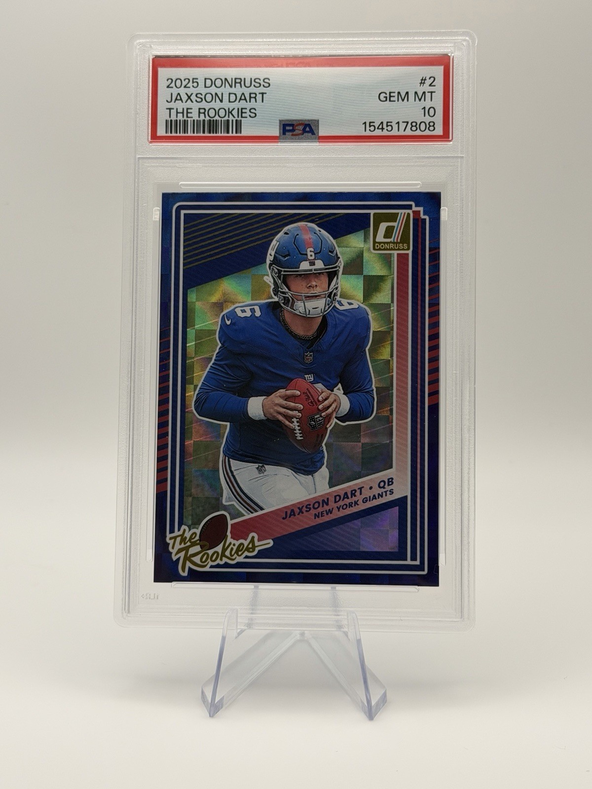 Jaxson Dart Panini Donruss the Rookies #2 Base