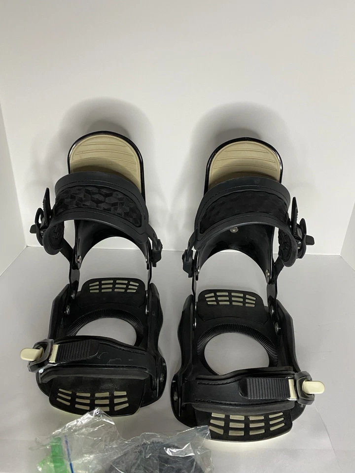 Fijaciones de snowboard Drake Mikey Leblanc modelo profesional negras - raras - buen estado Foto 3 de 4