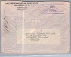 1940 Lima Peru Via Air France airmail Multi Stamps Cover To Perigueux France — photo 1